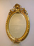 antique rococo style mirror